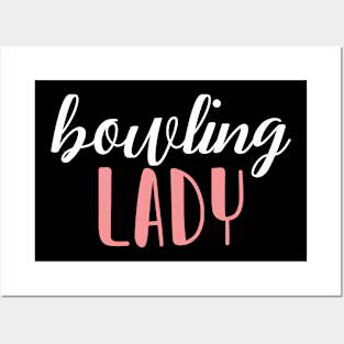 bowling lady - bowling girl Posters and Art